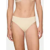 Triumph Slip "Pretty Micro Tai", Damen, Gr. XL, Microfaser, beige (creamy dream), Microfaser, Obermaterial: 89% Polyamid, 11% Elasthan, körpernah, Unterhosen Slip, nahtlos