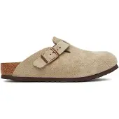 Birkenstock Clogs Kinder Boston Kids LEVE Taupe kind