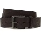 Calvin Klein Ledergürtel "CLASSIC CASUAL BELT 35MM", Herren, Gr. 95, braun (bitter braun), Rindsleder, unifarben, Gürtel Ledergürtel, Logoprägung, Einfachdornschließe