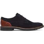 Bugatti Herrenschuhe Businessschuhe elegante Schnürer Blau Freizeit