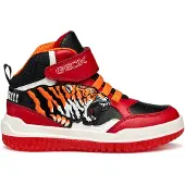 Geox J Buzzerlight Kinderschuhe Jungen Schnürstiefel Rot Freizeit
