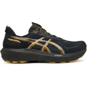 Asics Laufschuh "GT-1000 14 GORE-TEX", Herren, Gr. 45, schwarz (schwarz, schwarz cobalt), Textil, Schuhe Laufschuh, für mehr Stabilität, wasserdicht