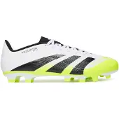 Adidas PREDATOR CLUB FG/MG Herren Fußballschuh - White/Black/Lemon Cloud White/Core Black/Lucid Lemon 43