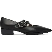 Hispanitas für Damen. HI254196 Turin Lederschuhe schwarz (35), 3 bis 5 cm, Schnalle, Lässig, Party, Klassisch