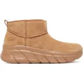 SKECHERS Damen Stiefeletten Braun gefüttert mit Memory Foam Innensohle