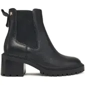 Tommy Hilfiger TH LEATHER CHELSEA CLEAT Schwarz