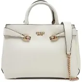 GUESS Lorelei Girlfriend Sportliche Damen Handtasche, Weiß