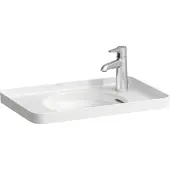 Laufen VAL Einbauwaschtisch, 1 Hahnloch rechts, mit Überlauf, 550x360mm, H8172817581061, Farbe: Graphit matt