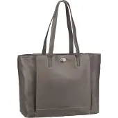 Leonhard heyden Leder Aktentasche Laptoptasche Nizza Business Shopper Taupe