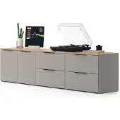 Vicco Wohnwand Wido Greige 3 Teile, Model 57463