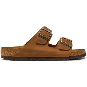 Birkenstock - Arizona Oiled Leather - Sandalen Gr 47 - Regular braun