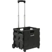 Keeeper Klapp-Transportkarre "olli" mit Klappbox 45 Liter schwarz