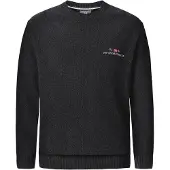 Jan Vanderstorm Strickpullover "Pullover ALBREKT", Herren, Gr. XL, grau (dunkelgrau), Obermaterial: 55% Polyacryl PAN. 45% Baumwolle CO., unifarben, normal, Rundhals, Pullover Strickpullover