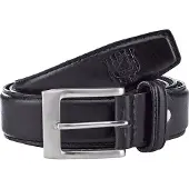 Jan Vanderstorm Ledergürtel "Ledergürtel DEODOR", Herren, Gr. 135, schwarz, Obermaterial: 100% Rindsleder Leather cow., Gürtel Ledergürtel