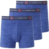 Jan Vanderstorm Retro Pants "3er Pack Retropant NORIK", Herren, Gr. L, blau, Obermaterial: 95% Baumwolle CO. 5% Elasthan EL., Unterhosen Retro Pants
