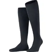 Falke ClimaWool Herren Kniestrümpfe, 47-48, Blau, Uni, Wolle