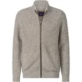 Babista Strickjacke "Strickjacke FILERAZZI", Herren, Gr. L, beige (beige melange), Obermaterial: 50% Wolle mw. 50% Polyamid ECONYL PA ECONYL., Strickjacken Strickjacke