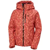 Helly Hansen W Valdisere 3.0 Jacket red floral aop – small (162) L