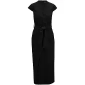 MADELEINE Midikleid "Kleid Elegantes Midi-Kleid in Wickeloptik"