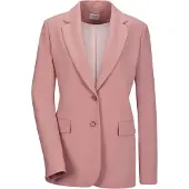 MADELEINE Jackenblazer "Blazer Eleganter Einreiher mit Reverskragen", Damen, Gr. 42, rosa (blassrosa), Obermaterial: 47% Polyester PES. 47% Viskose CV. 6% Elasthan EL., Modern, Blazer Jackenblazer