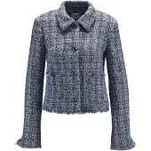 MADELEINE Jerseyblazer "Tweedblazer Eleganter Businessblazer mit Fransen"