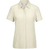 MADELEINE Elegante Sommerbluse mit Hemdkragen in perlweiß | Gr.: 46
