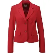MADELEINE Taillierter Jerseyblazer, Viskose in rot | Gr.: 44
