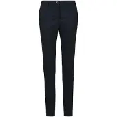 MADELEINE Schlanke Stretch-Hose mit Formbund in marine | Gr.: 40