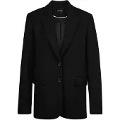 MADELEINE Jackenblazer "Blazer Eleganter Einreiher mit Reverskragen", Damen, Gr. 40, schwarz, Obermaterial: 47% Polyester PES. 47% Viskose CV. 6% Elasthan EL., Modern, Blazer Jackenblazer
