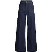 Ralph Lauren für Damen. 211977962001 Marineblaue Bootcut-Jeans (26/32), Lässig, Baumwolle, Denim