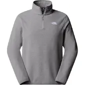 The North Face Mens Glacier Fleece 1/4 Zip Jacket tnf mid grey heather (CQI) XXL