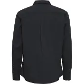 Blend Langarmhemd "Langarmhemd BHBoxwell", Herren, Gr. S, N-Gr, schwarz, Obermaterial: 97% Baumwolle CO. 3% Elasthan EL., Hemden Langarmhemd