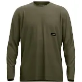 Ortovox - 185 Merino Patch L/S - Merinoshirt Gr S dark wild herbs
