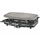 Cloer 6430, 8 Person(en), Schwarz, Grau, Oval, 1100 W