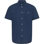 Blend Leinenhemd "BHBay Linen" Stilvolles Kurzarmhemd aus Leinenmix