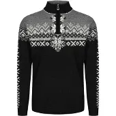 Dale of Norway 140th Anniversary Masc Sweater black smoke offwhite (F) L