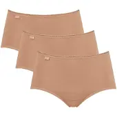 Sloggi Midislip "24/7 Cotton" Spitze, blickdicht, weiche Baumwollmischung