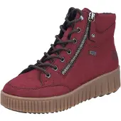 Rieker Winterboots Plateaustiefelette, Schnürboots mit Warmfutter und TEX-Ausstattung