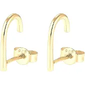 Elli Paar Ohrstecker "Ohrringe Ohrstecker Suspender 925 Sterling Silber" Gr. 13, gold, Ohrringe, Damen, 13, ohne Stein, Silber 925 (Sterlingsilber), Paar Ohrstecker