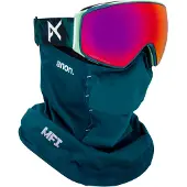 Anon M4S Toric Goggles + Bonus Lens + MFI Face Mask family tree/perceive sunny red (E4W) Regular NA