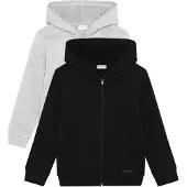 Minymo Sweatjacke "Trainingsjacke MISweat Jacket", Jungen, Gr. 98, schwarz (anthrazit), Obermaterial: 60% Baumwolle CO. 40% Polyester PES., Sweatjacken Sweatjacke