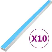 DKD Home Decor vidaXL Kabelkanäle Selbstklebend 100x60 mm 10 m PVC