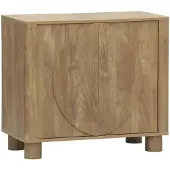 Sweeek - Sideboard mit Holzdekor und 2 Türen 80 cm - Mangoholzlook