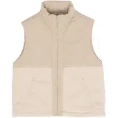 Mazine - Women's Fabric Blocking Vest - Fleeceweste Gr XXL beige