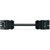 Wago 771-9395/067-801 konfektionierte Verbindungsleitung,Cca,Buchse Stecker,schwarz 7719395067801