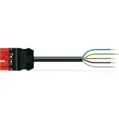 Wago 771-9975/216-301 konfektionierte Anschlussleitung,Eca,Stecker/offenes Ende,rot 7719975216301