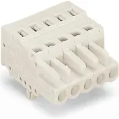 Wago 721-113/008-000 1-Leiter-Federleiste,CAGE CLAMP,2,5 mm2,lichtgrau 721113008000 - 25 Stück