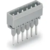 Wago 231-166/003-000 Stiftleiste für Reihenklemmen,Stifte 1,2 x 1,2 mm,gerade,grau 231166003000 - 100 Stück