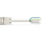 Wago 771-9995/206-102 konfektionierte Anschlussleitung,Eca,Stecker/offenes Ende,weiß 7719995206102