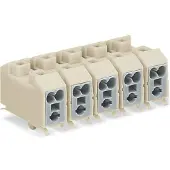 Wago 272-131 Netzanschlussklemme,ohne Drücker,mit Rastfüßen,weiß 272131 - 1000 Stück